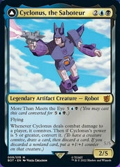 Cyclonus, the Saboteur // Cyclonus, Cybertronian Fighter [Transformers] | Tables and Towers