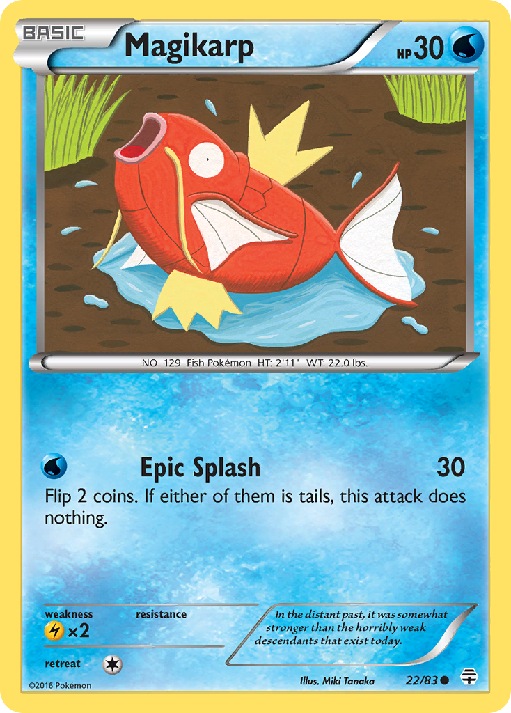 Magikarp (22/83) [XY: Generations] | Tables and Towers