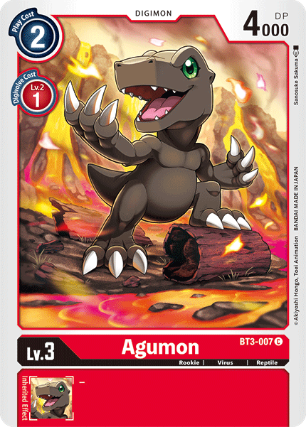 Agumon [BT3-007] [Release Special Booster Ver.1.5] | Tables and Towers