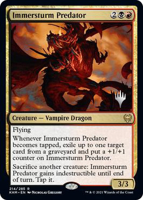 Immersturm Predator (Promo Pack) [Kaldheim Promos] | Tables and Towers