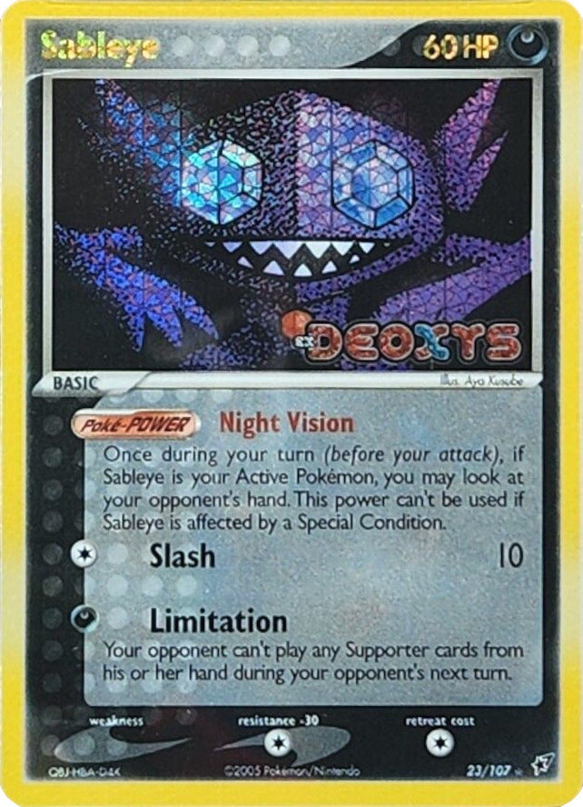 Sableye (23/107) (Stamped) [EX: Deoxys] | Tables and Towers