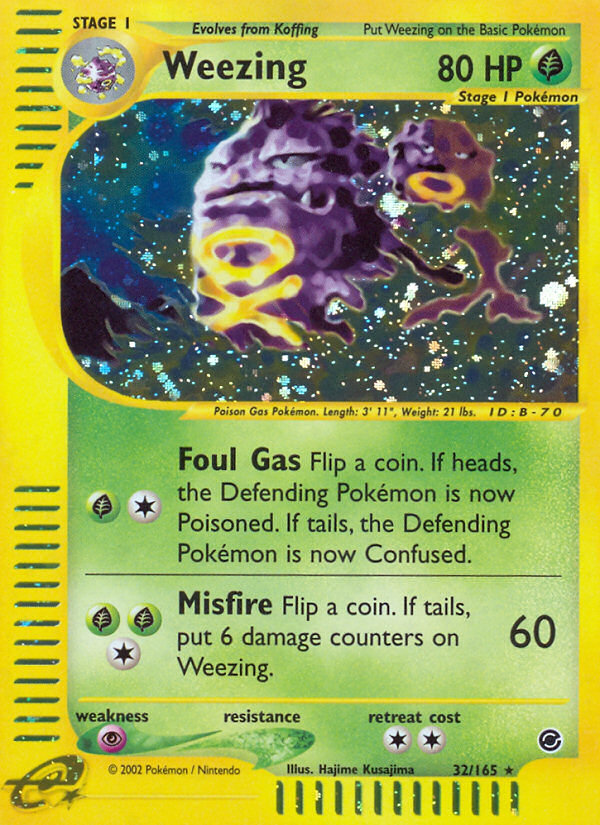 Weezing (32/165) [Expedition: Base Set] | Tables and Towers