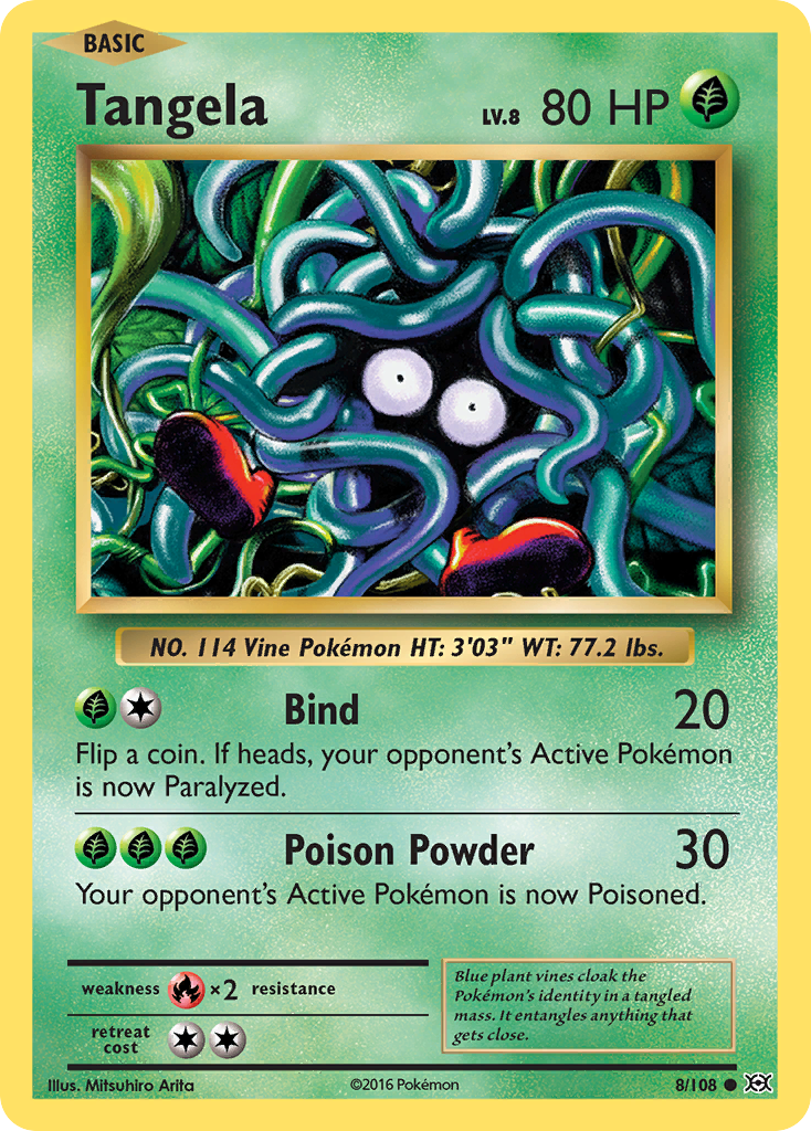 Tangela (8/108) [XY: Evolutions] | Tables and Towers