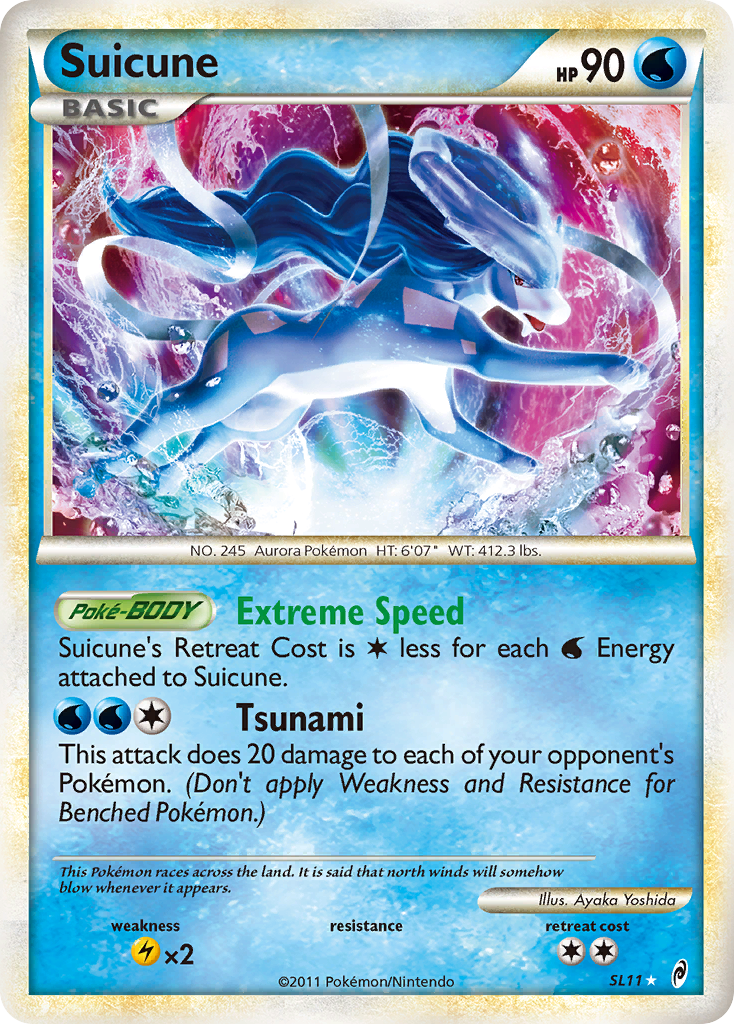 Suicune (SL11) [HeartGold & SoulSilver: Call of Legends] | Tables and Towers