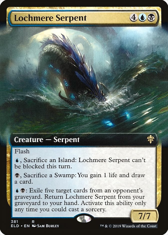 Lochmere Serpent (Extended Art) [Throne of Eldraine] | Tables and Towers