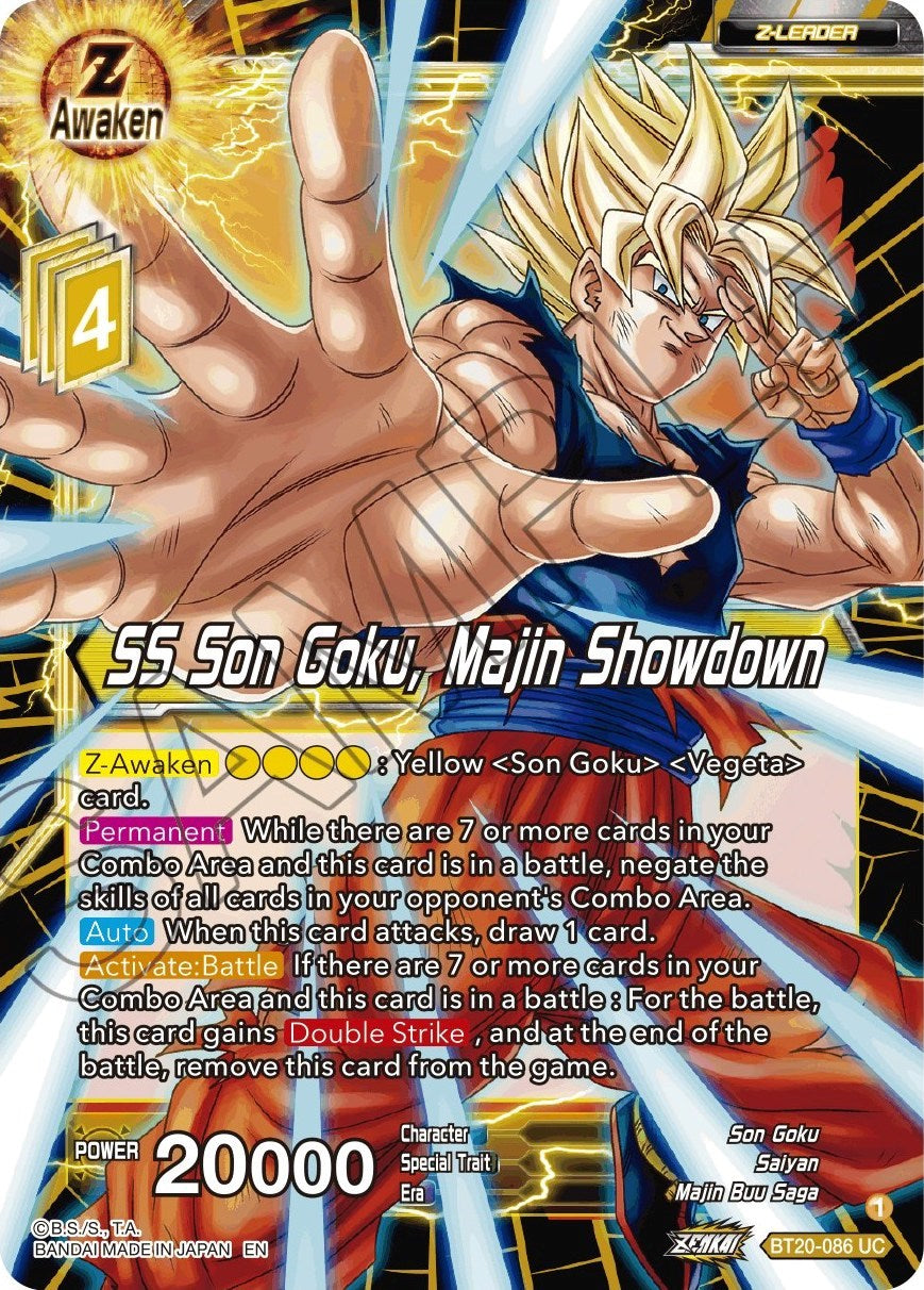 SS Son Goku, Majin Showdown (BT20-086) [Power Absorbed] | Tables and Towers