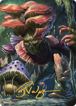 Myconid Spore Tender Art Card (Gold-Stamped Signature) [Commander Legends: Battle for Baldur's Gate Art Series] | Tables and Towers