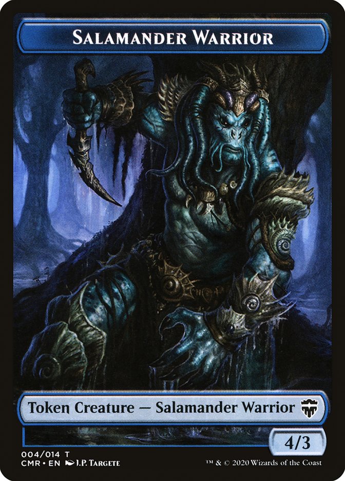 Salamander Warrior Token [Commander Legends Tokens] | Tables and Towers