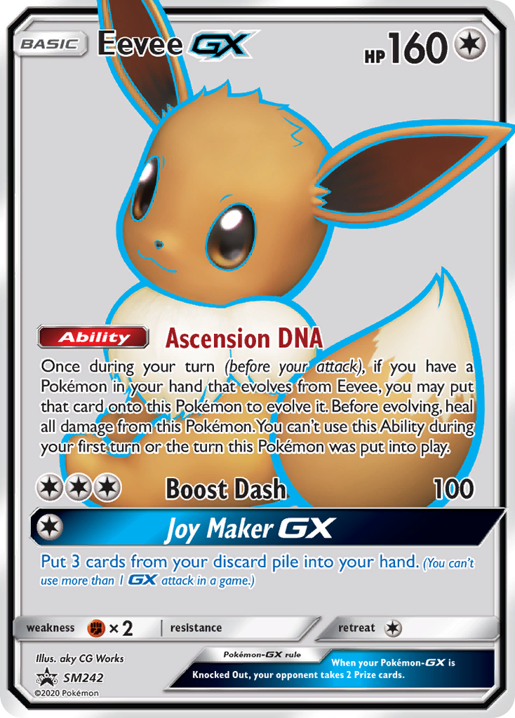 Eevee GX (SM242) [Sun & Moon: Black Star Promos] | Tables and Towers