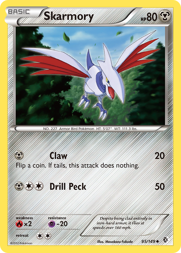 Skarmory (95/149) [Black & White: Boundaries Crossed] | Tables and Towers