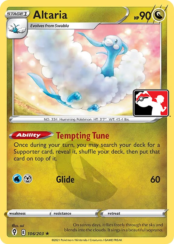 Altaria (106/203) [Prize Pack Series One] | Tables and Towers