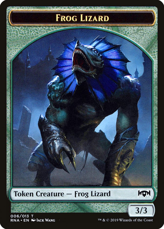 Frog Lizard Token [Ravnica Allegiance Tokens] | Tables and Towers