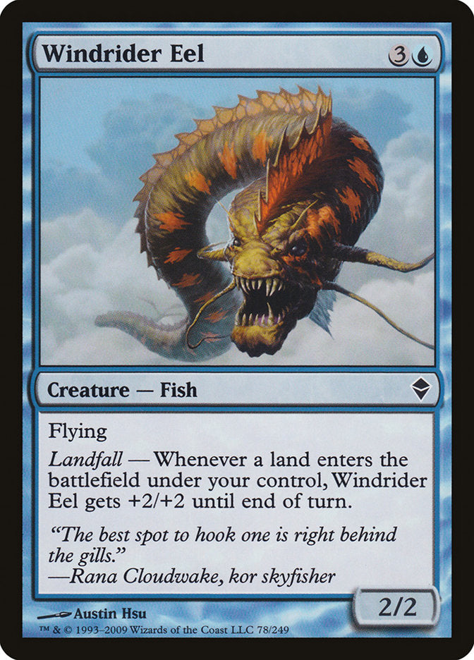 Windrider Eel [Zendikar] | Tables and Towers