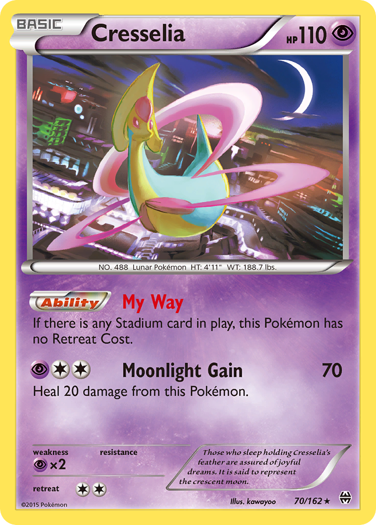 Cresselia (70/162) [XY: BREAKthrough] | Tables and Towers