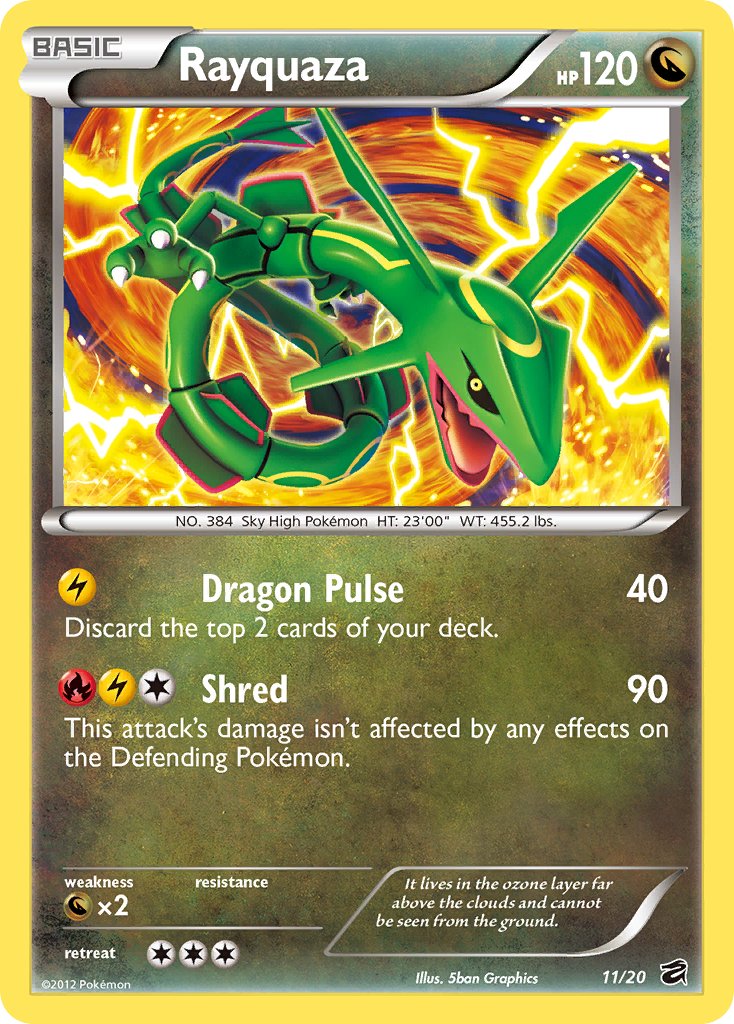 Rayquaza (11/20) (Blister Exclusive) [Black & White: Dragon Vault] | Tables and Towers