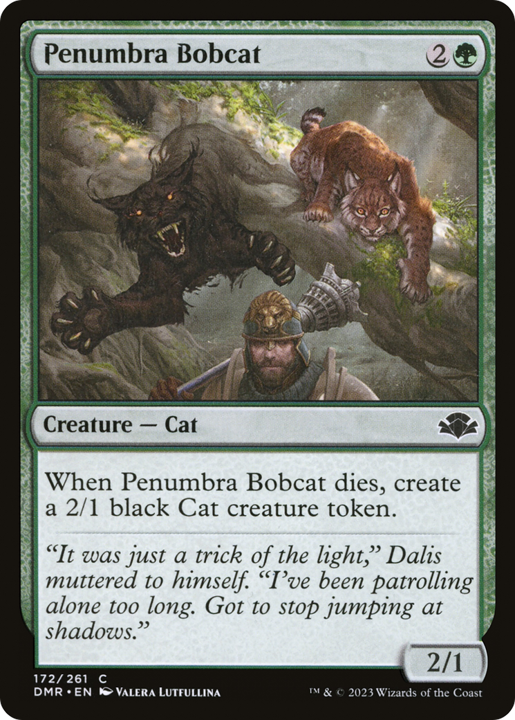 Penumbra Bobcat [Dominaria Remastered] | Tables and Towers