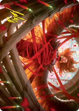 Sigarda's Imprisonment Art Card (Gold-Stamped Signature) [Innistrad: Crimson Vow Art Series] | Tables and Towers