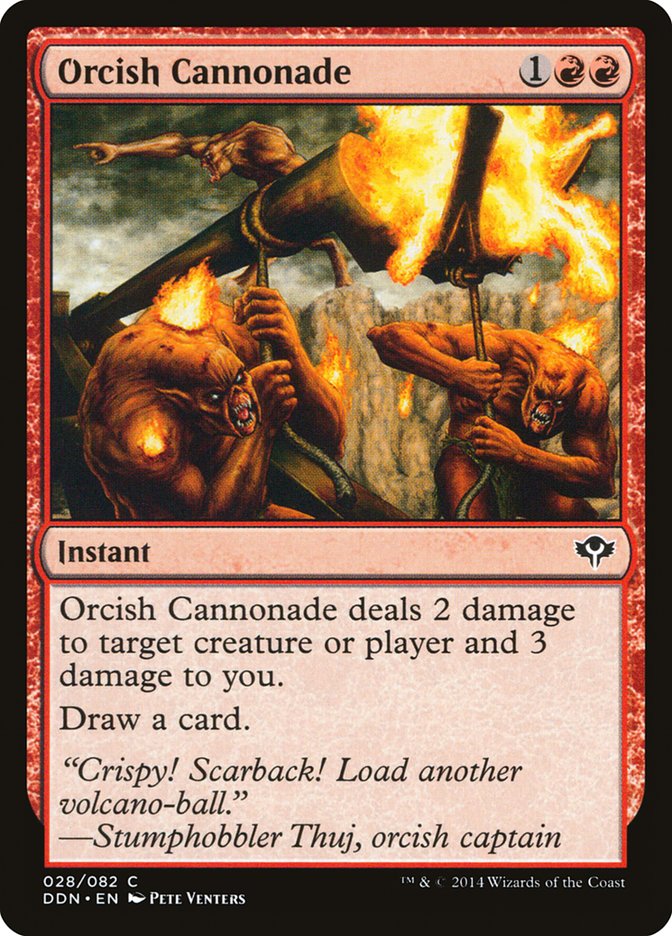 Orcish Cannonade [Duel Decks: Speed vs. Cunning] | Tables and Towers