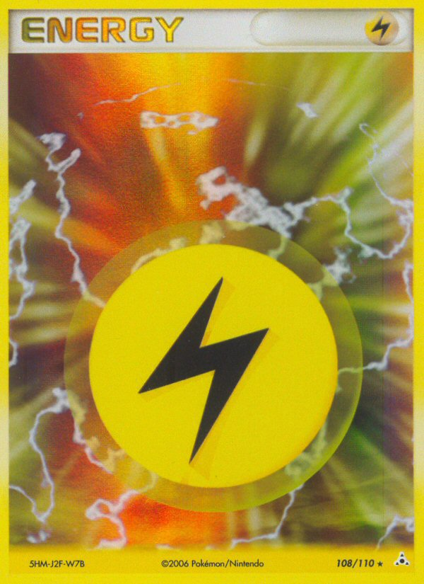 Lightning Energy (108/110) [EX: Holon Phantoms] | Tables and Towers