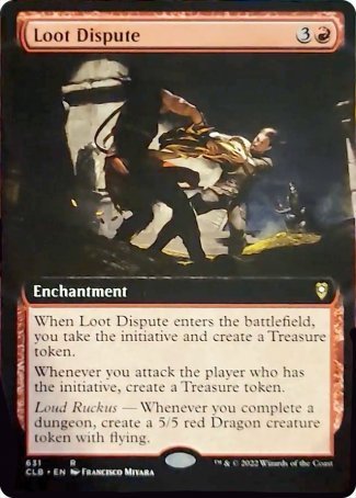 Loot Dispute (Extended Art) [Commander Legends: Battle for Baldur's Gate] | Tables and Towers