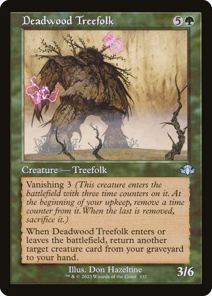 Deadwood Treefolk (Retro) [Dominaria Remastered] | Tables and Towers