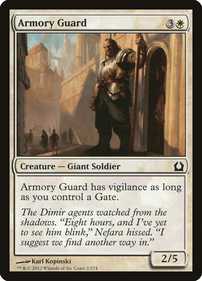 Armory Guard [Return to Ravnica] | Tables and Towers