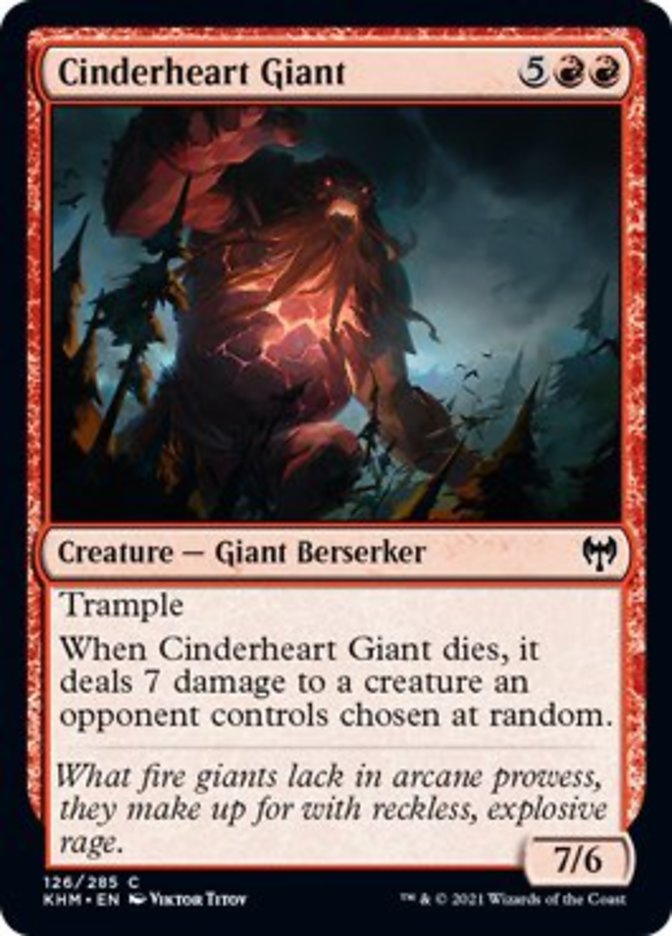 Cinderheart Giant [Kaldheim] | Tables and Towers