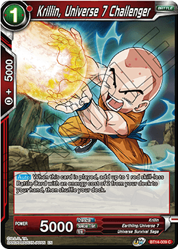 Krillin, Universe 7 Challenger (BT14-009) [Cross Spirits] | Tables and Towers