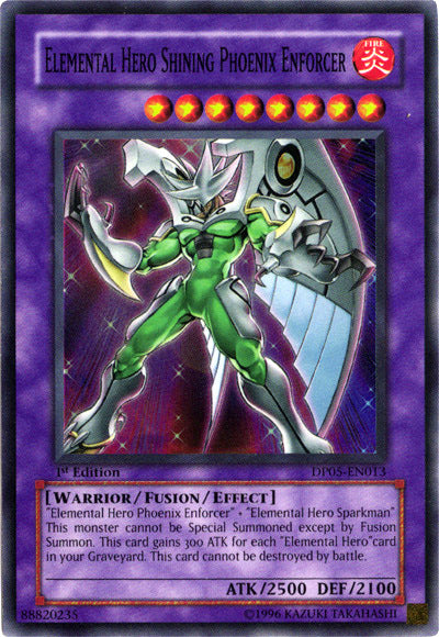 Elemental Hero Shining Phoenix Enforcer [DP05-EN013] Super Rare | Tables and Towers