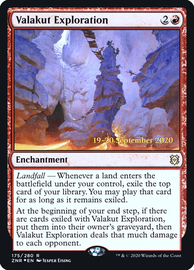 Valakut Exploration [Zendikar Rising Prerelease Promos] | Tables and Towers