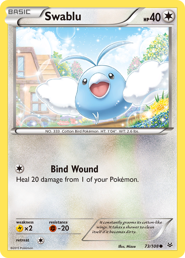 Swablu (73/108) [XY: Roaring Skies] | Tables and Towers