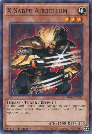 X-Saber Airbellum [BP03-EN063] Shatterfoil Rare | Tables and Towers