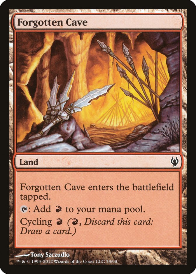 Forgotten Cave [Duel Decks: Izzet vs. Golgari] | Tables and Towers