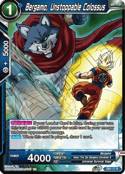 Bergamo, Unstoppable Colossus (EB1-17) [Battle Evolution Booster] | Tables and Towers