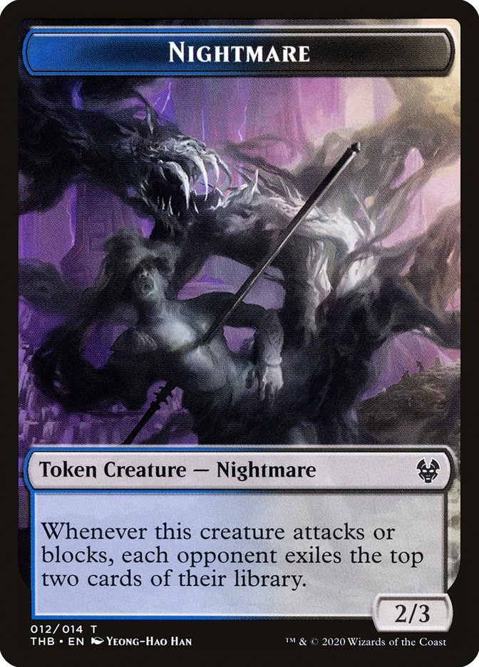 Nightmare Token [Theros Beyond Death Tokens] | Tables and Towers