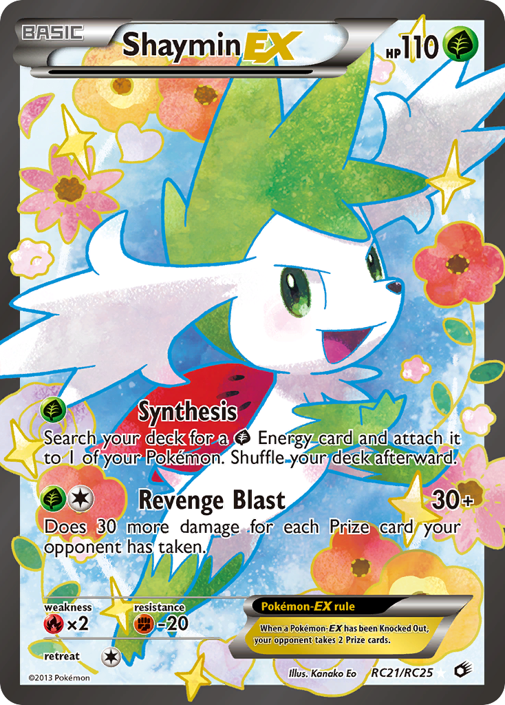 Shaymin EX (RC21/RC25) [Black & White: Legendary Treasures] | Tables and Towers