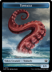 Tentacle // Human (26) Double-Sided Token [March of the Machine Commander Tokens] | Tables and Towers