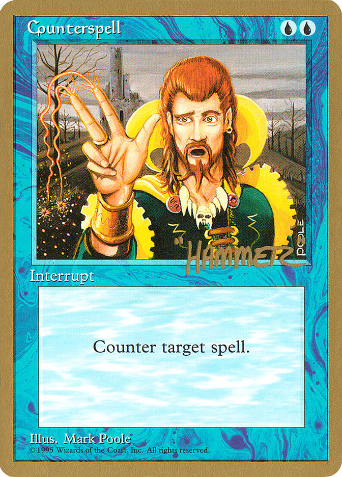 Counterspell (Shawn "Hammer" Regnier) [Pro Tour Collector Set] | Tables and Towers