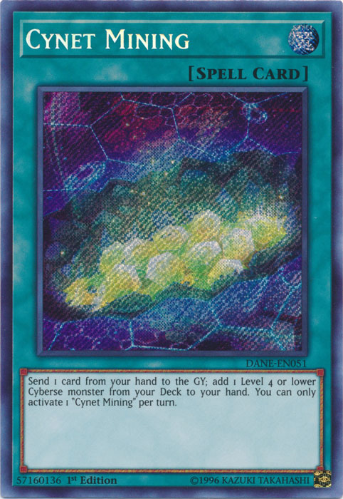 Cynet Mining [DANE-EN051] Secret Rare | Tables and Towers