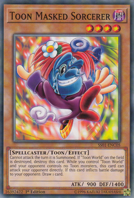 Toon Masked Sorcerer [SS01-ENC05] Common | Tables and Towers