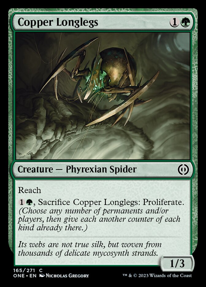 Copper Longlegs [Phyrexia: All Will Be One] | Tables and Towers