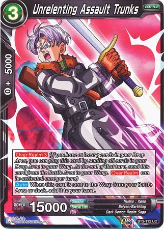 Unrelenting Assault Trunks (BT3-112) [Cross Worlds] | Tables and Towers