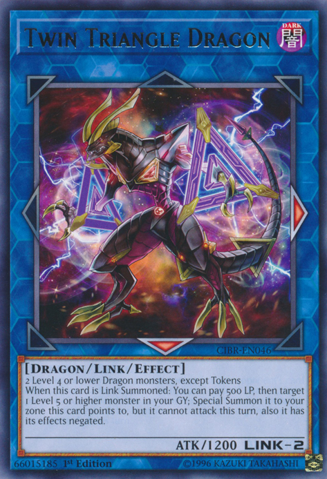 Twin Triangle Dragon [CIBR-EN046] Rare | Tables and Towers