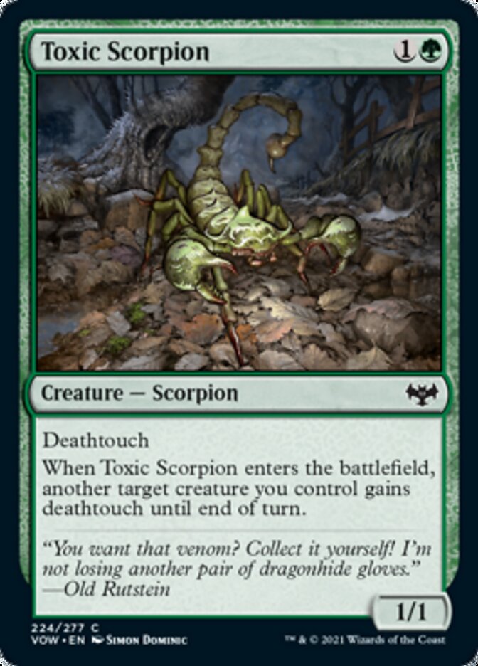 Toxic Scorpion [Innistrad: Crimson Vow] | Tables and Towers