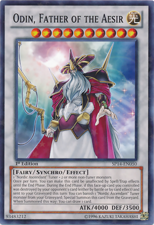 Odin, Father of the Aesir [SP14-EN050] Starfoil Rare | Tables and Towers