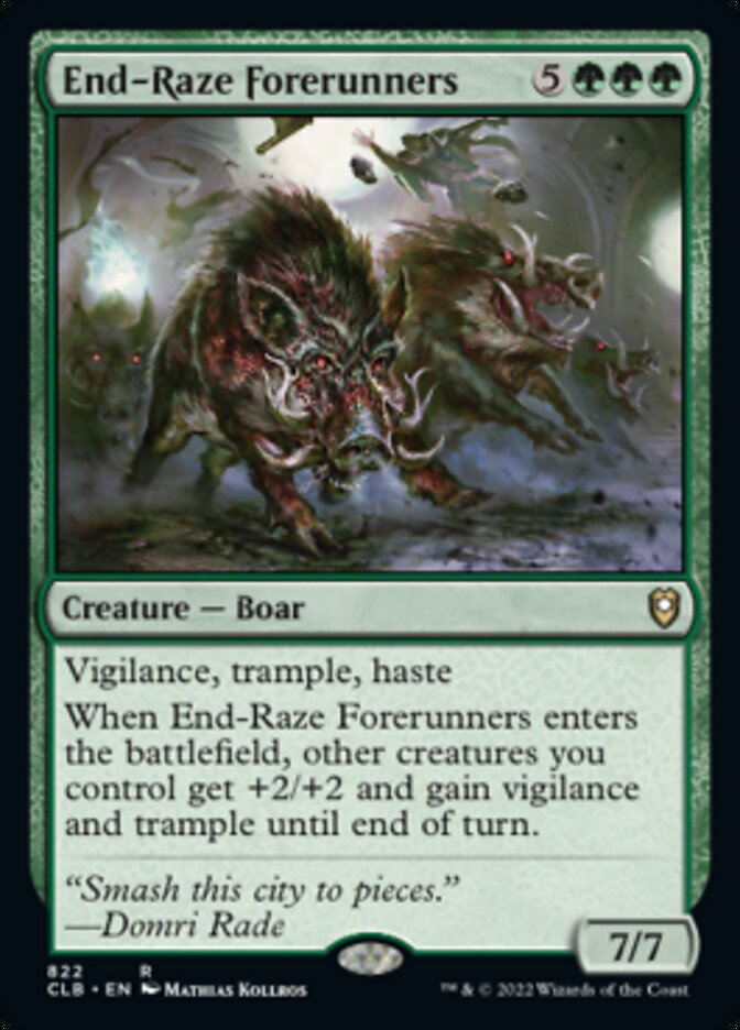 End-Raze Forerunners [Commander Legends: Battle for Baldur's Gate] | Tables and Towers