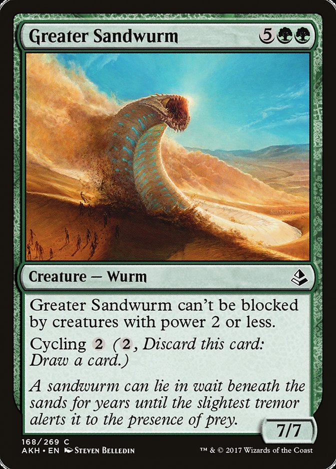 Greater Sandwurm [Amonkhet] | Tables and Towers