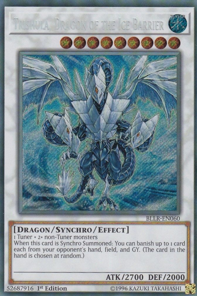 Trishula, Dragon of the Ice Barrier [BLLR-EN060] Secret Rare | Tables and Towers