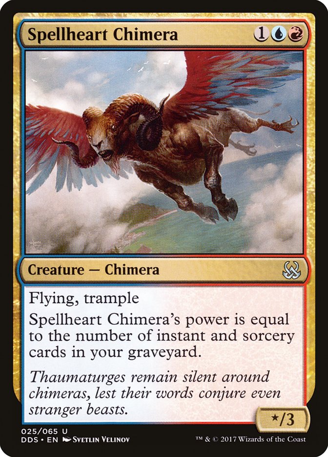 Spellheart Chimera [Duel Decks: Mind vs. Might] | Tables and Towers