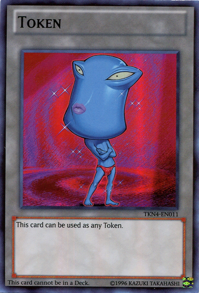 Ojama Token (Blue) [TKN4-EN011] Super Rare | Tables and Towers